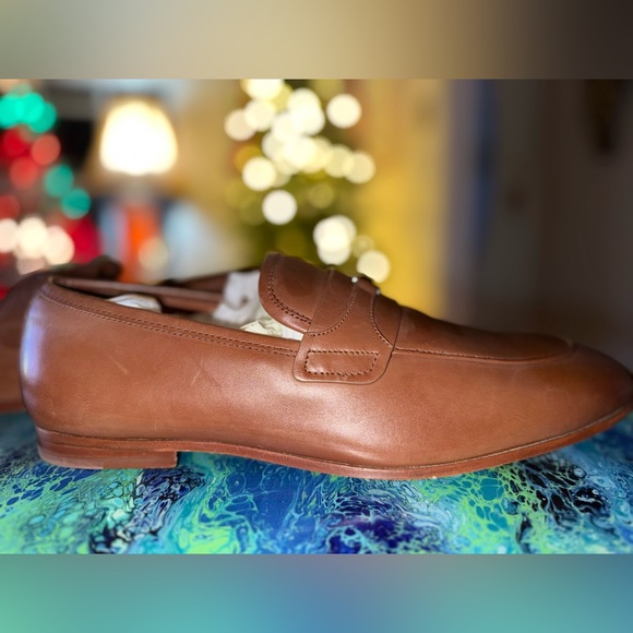 Coach Tanner Leather Loafers Saddle Brown Size 11D (CS020) (NIB) - Picture 13 of 13